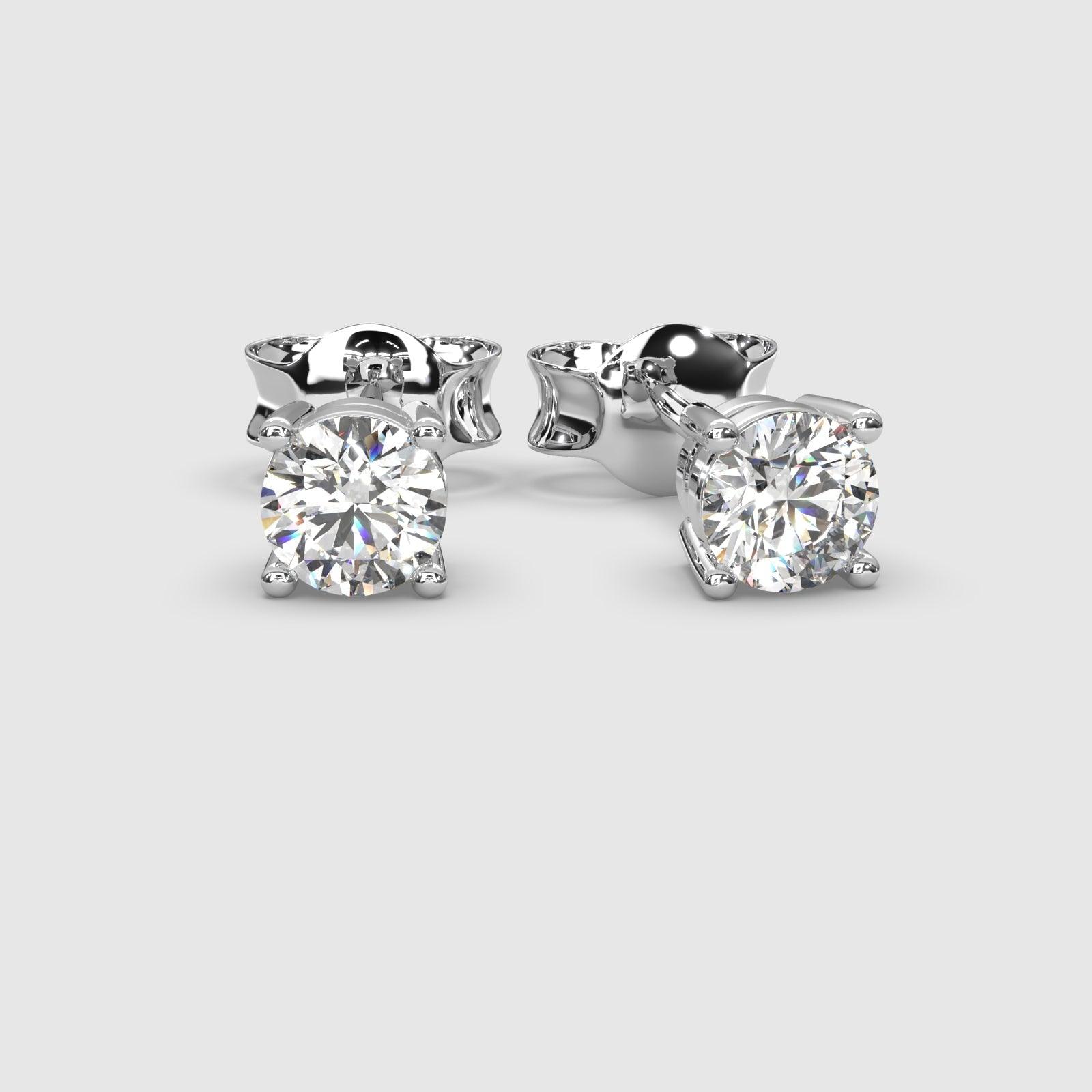 Pompeii 50ct Pompeii Diamond Earrings Pompeii3 1/2 Ct Round Round
