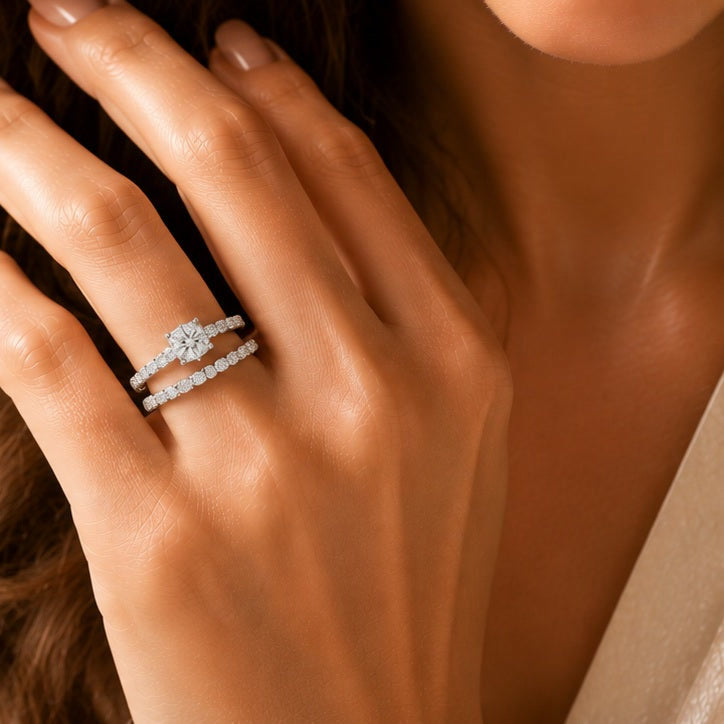 Bridal diamond jewellery from Amada Diamonds