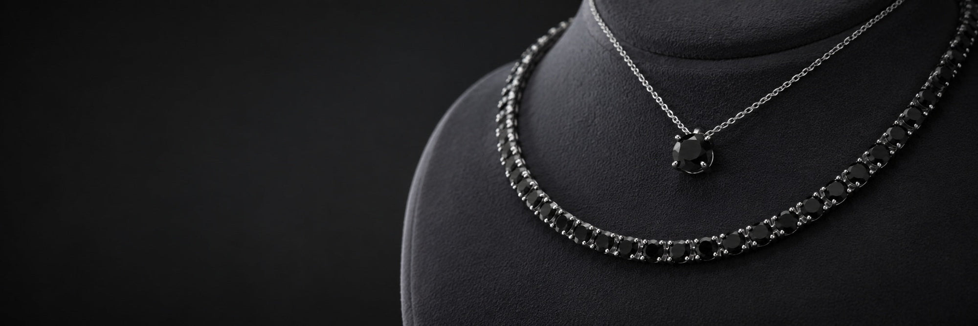 Black Diamond Necklace