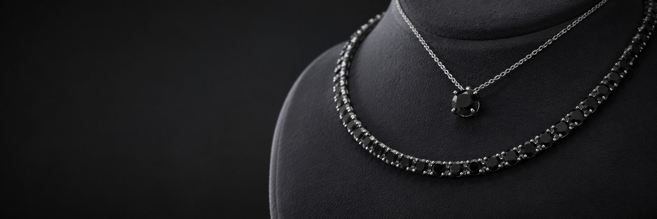 Black Diamond Necklace