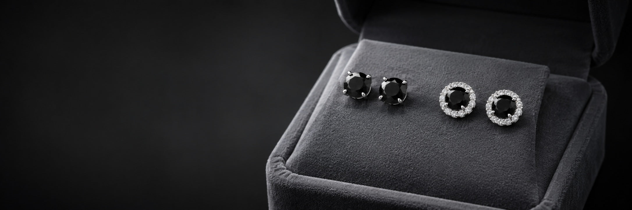 Black Diamond Earring