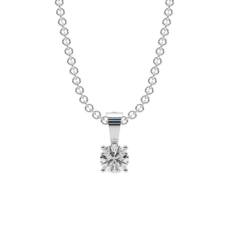 Solitaire Diamond Pendants