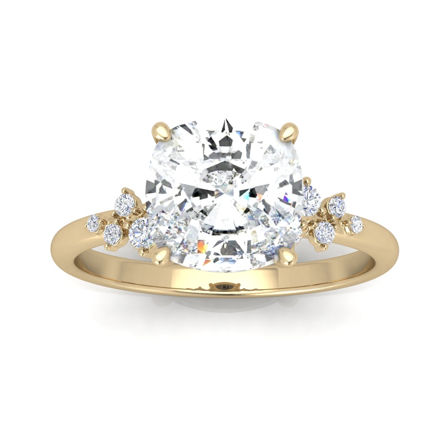 Jasmine Cushion Diamond Engagement Ring