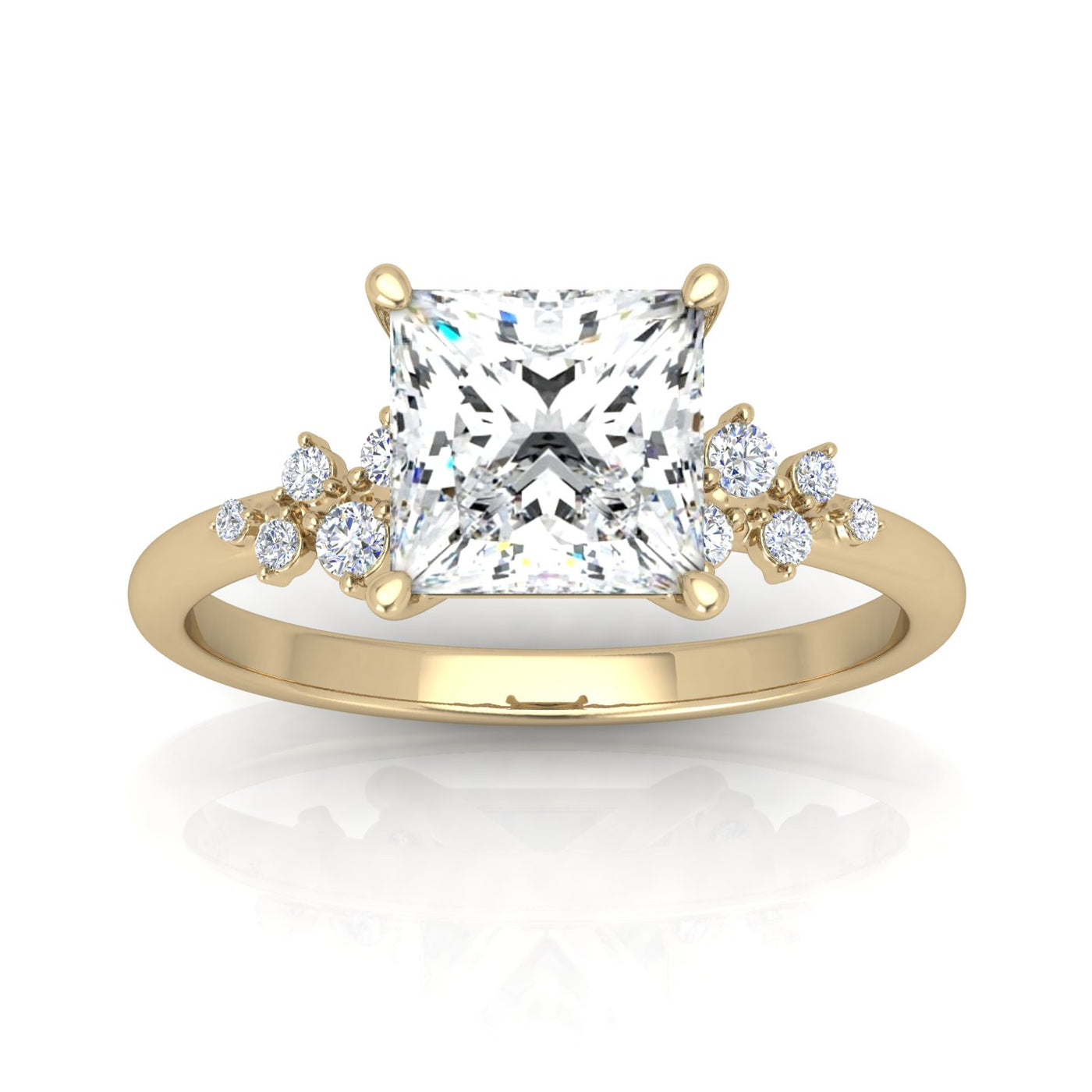 Jasmine Princess Diamond Engagement Ring