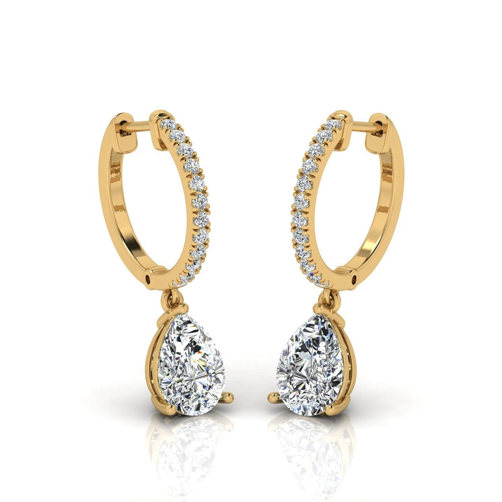 Lab Grown Diamond Hoop Earrings