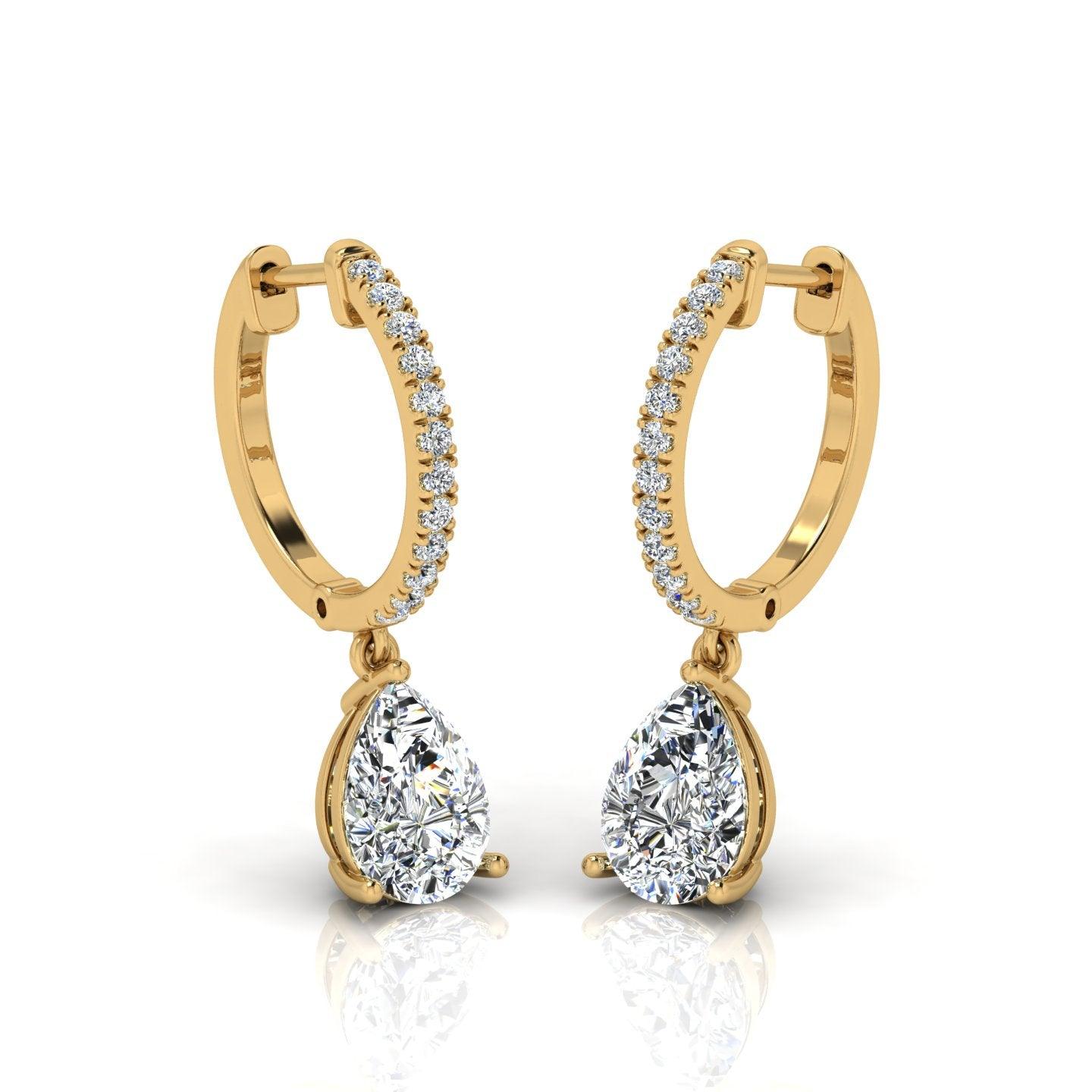 Lab Grown Diamond Hoop Earrings