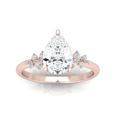 Jasmine Pear Diamond Engagement Ring