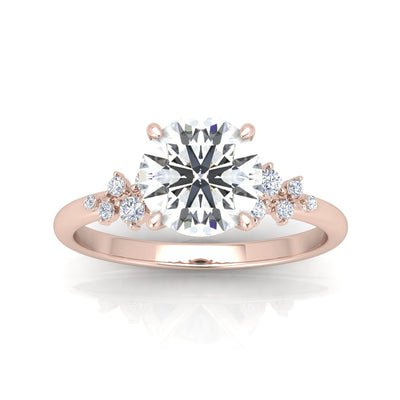 Jasmine Round Diamond Engagement Ring