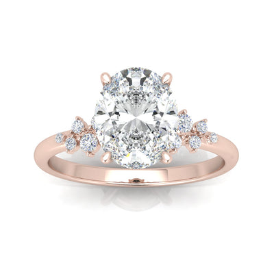 Jasmine Oval Diamond Engagement Ring