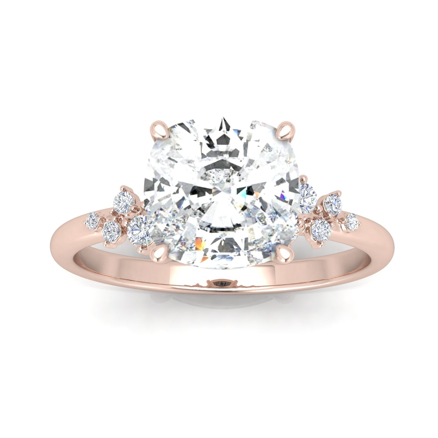 Jasmine Cushion Diamond Engagement Ring