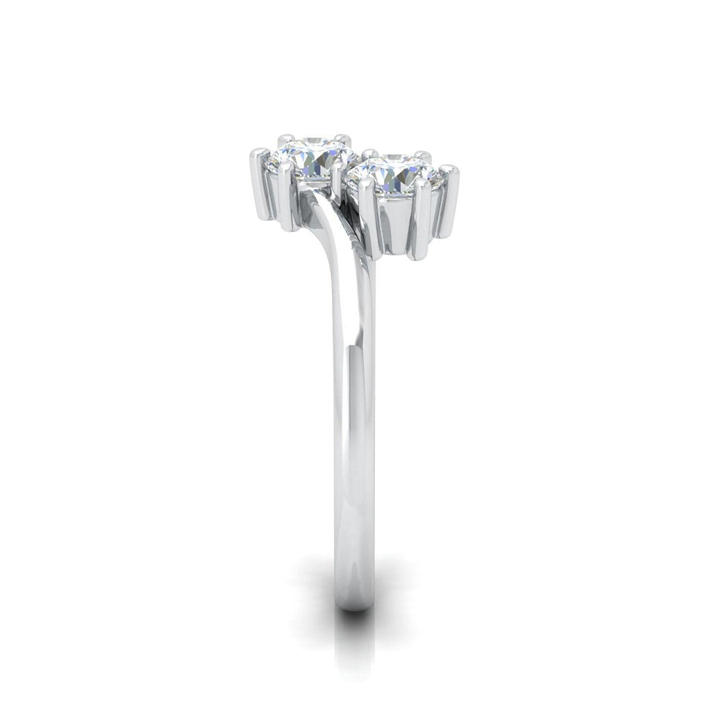 2.00 Carat D/VS IGI Certified Classic Round Diamond Solitaire Toi-Moi Engagement Ring - amadadiamonds