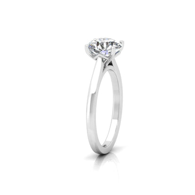 1.00CT E/VS  Certified Classic Round Diamond Solitaire Engagement Ring