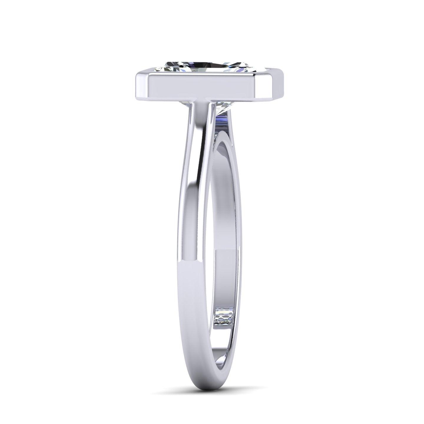 IGI Certified Radiant Diamond Solitaire Engagement Ring Platinum 1.00Ct-7.00Ct