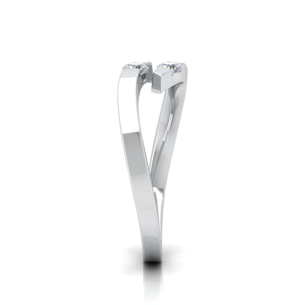 0.20 Carat D/VVS Round Diamond Solitaire Engagement Ring - amadadiamonds