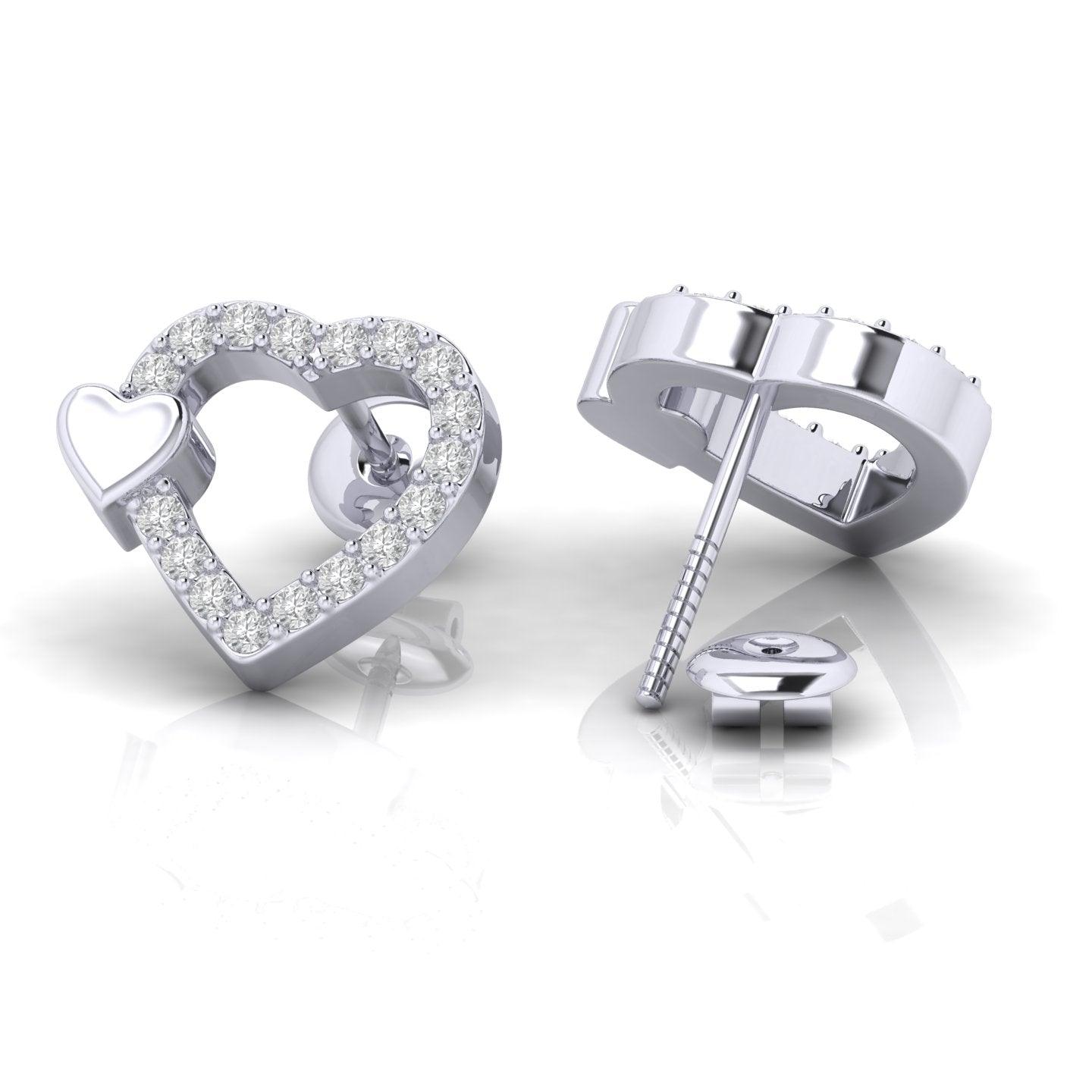 Round Diamond Earrings