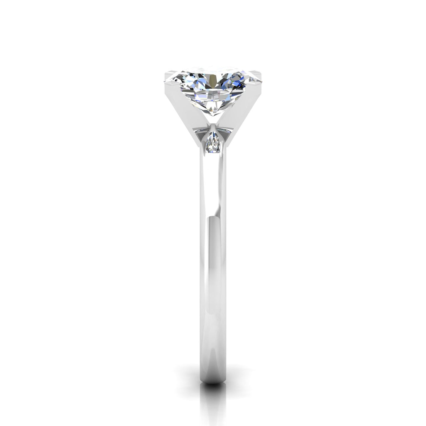 Certified Oval Diamond Hidden Halo Engagement Ring - 1.00Ct - 3.00Ct