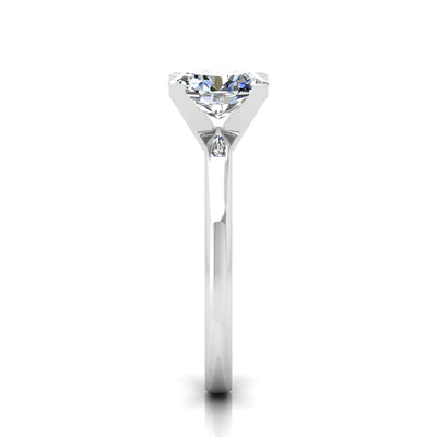 Certified Oval Diamond Hidden Halo Engagement Ring - 1.00Ct - 3.00Ct