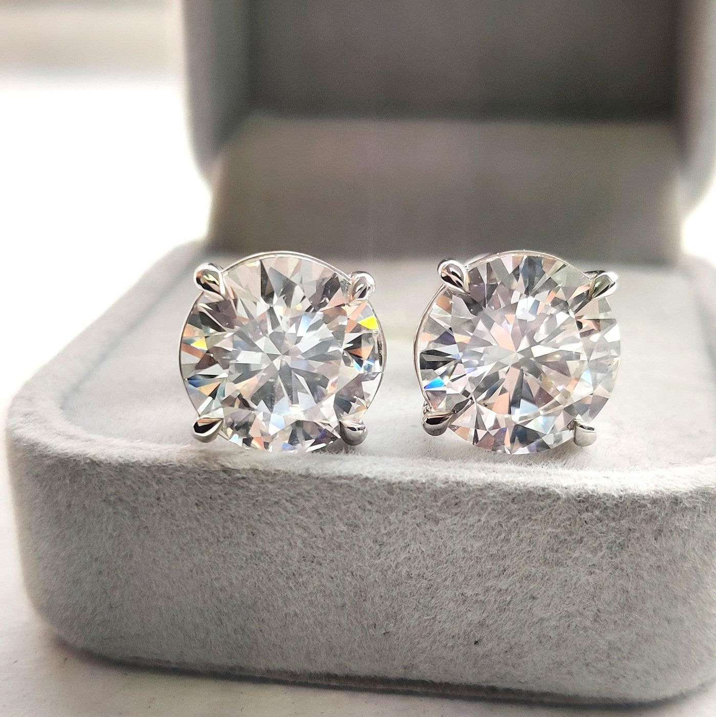 top quality lab grown diamond earrings near me