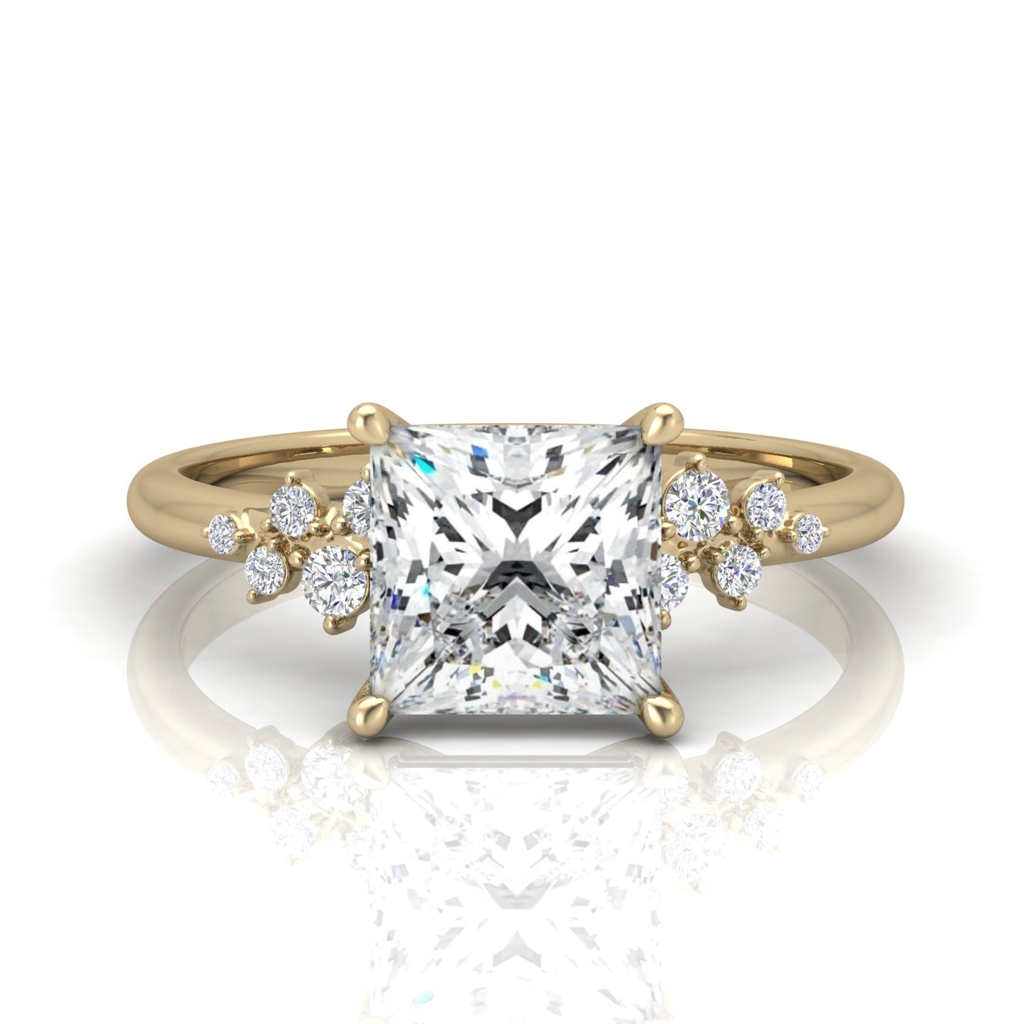 Jasmine Princess Diamond Engagement Ring