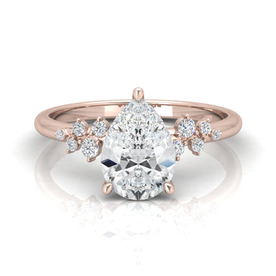 Jasmine Pear Diamond Engagement Ring