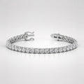 17.05ct Round Diamond Tennis Bracelet - Platinum