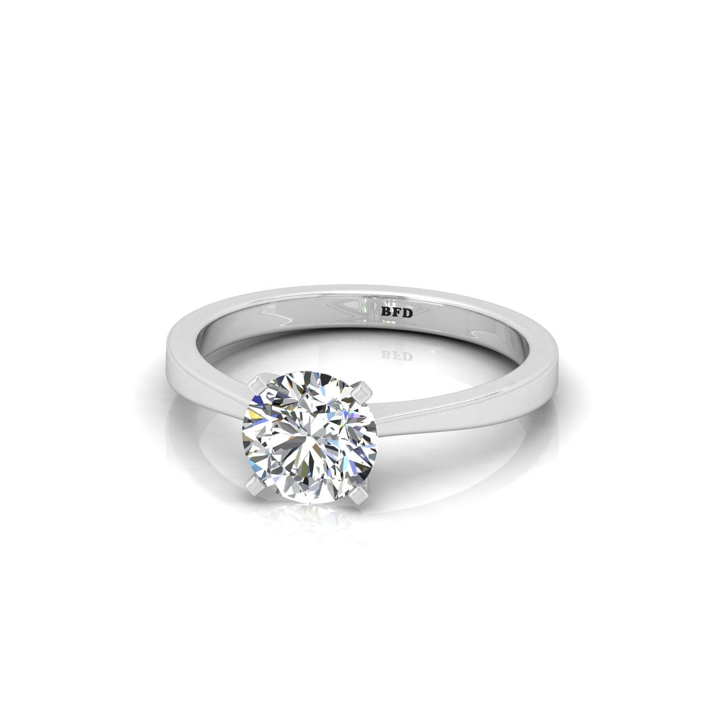 AMADA LAB GROWN ROUND DIAMOND ENGAGEMENT RING