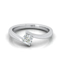 D/VVS 0.25 Carat Round Diamond Solitaire Engagement Ring - amadadiamonds