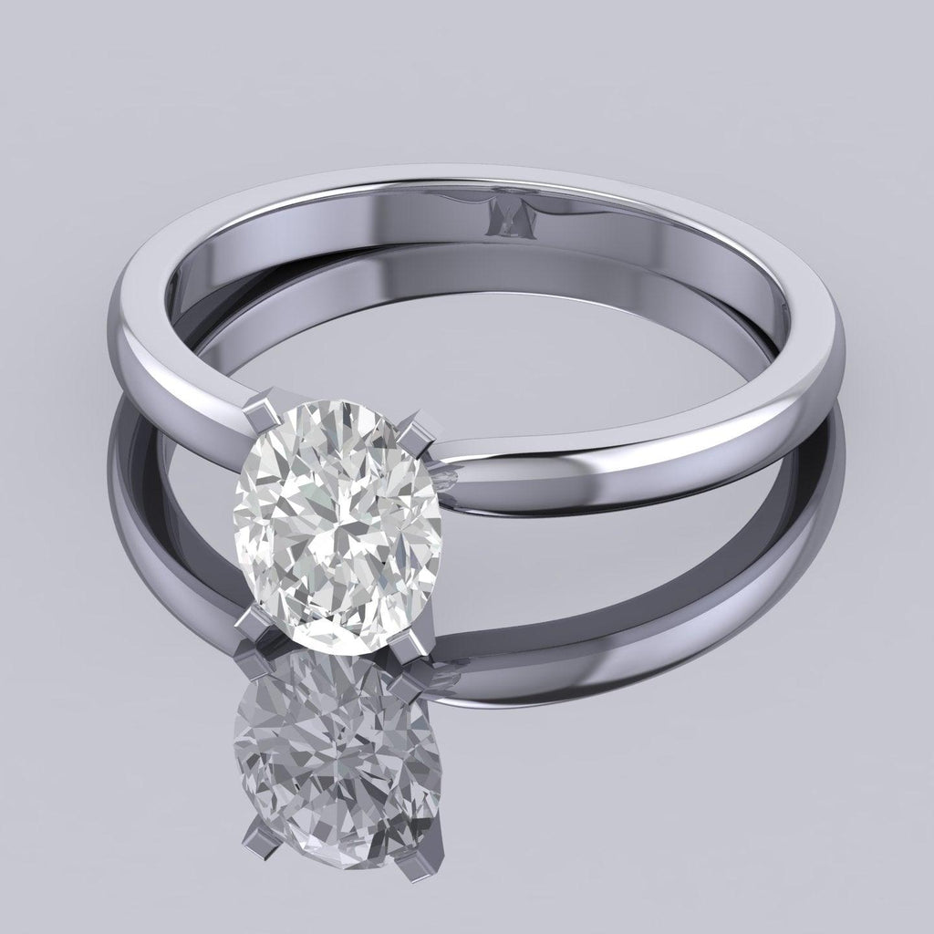 Last Piece ! 2.00 CT IGI Certified Diamond Oval Cut Solitaire Engagement Ring in Platinum