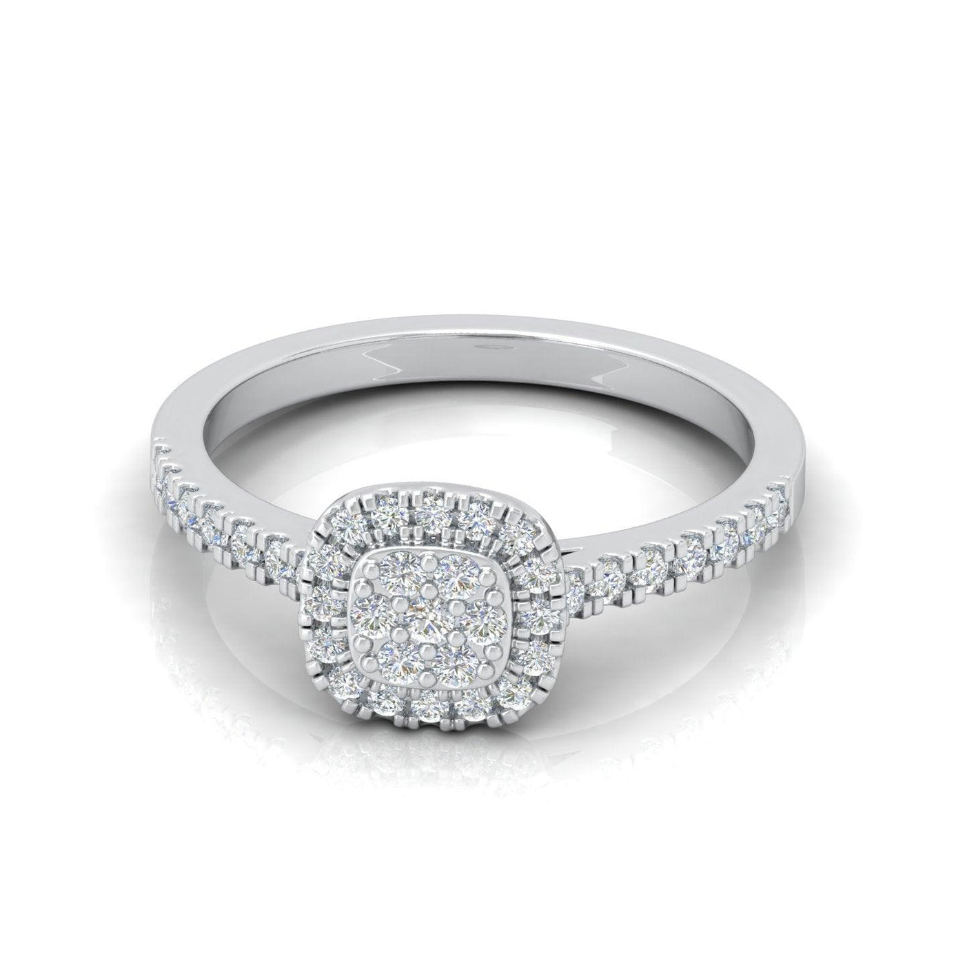 Round Diamond Engagement Ring - amadadiamonds