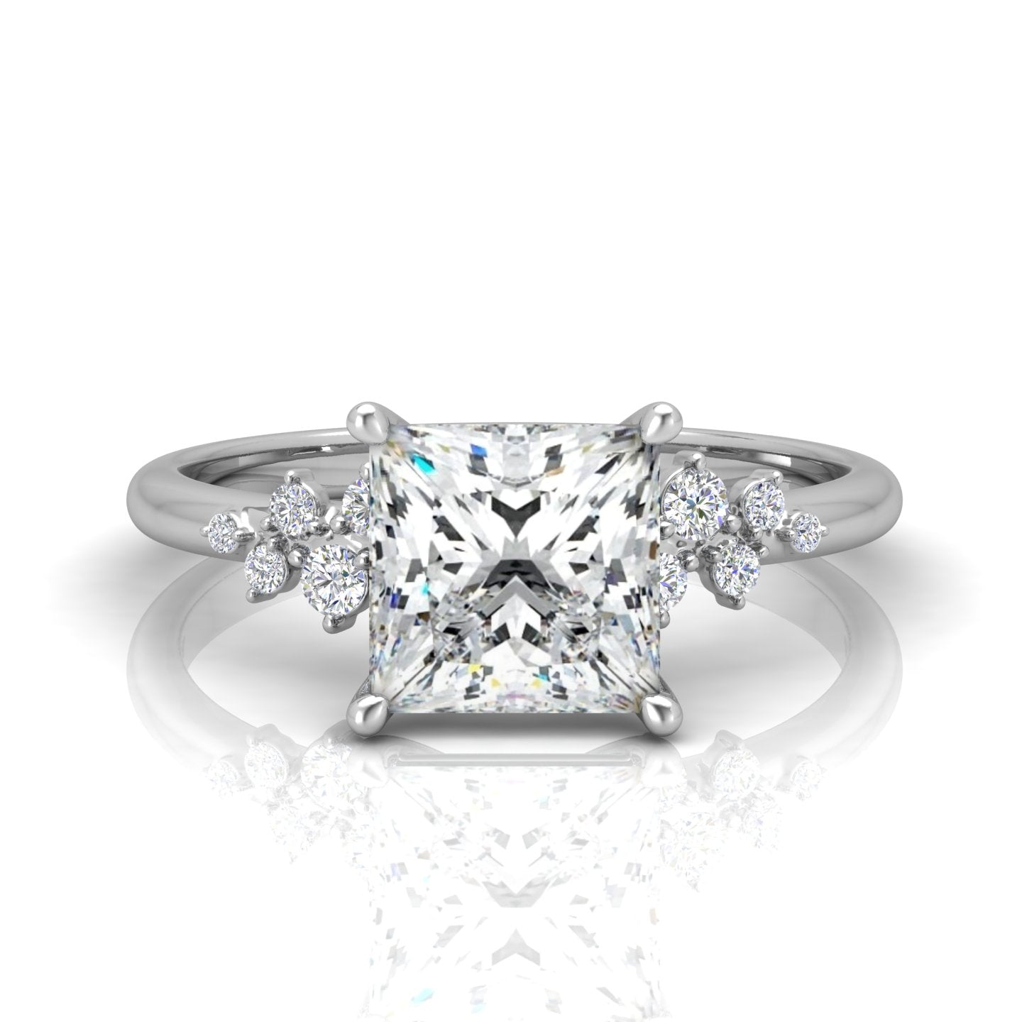Jasmine Princess Diamond Engagement Ring