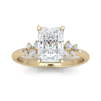 Jasmine Radiant Diamond Engagement Ring