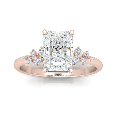 Jasmine Radiant Diamond Engagement Ring