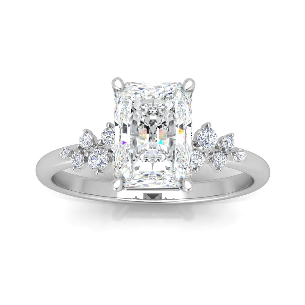 Jasmine Radiant Diamond Engagement Ring