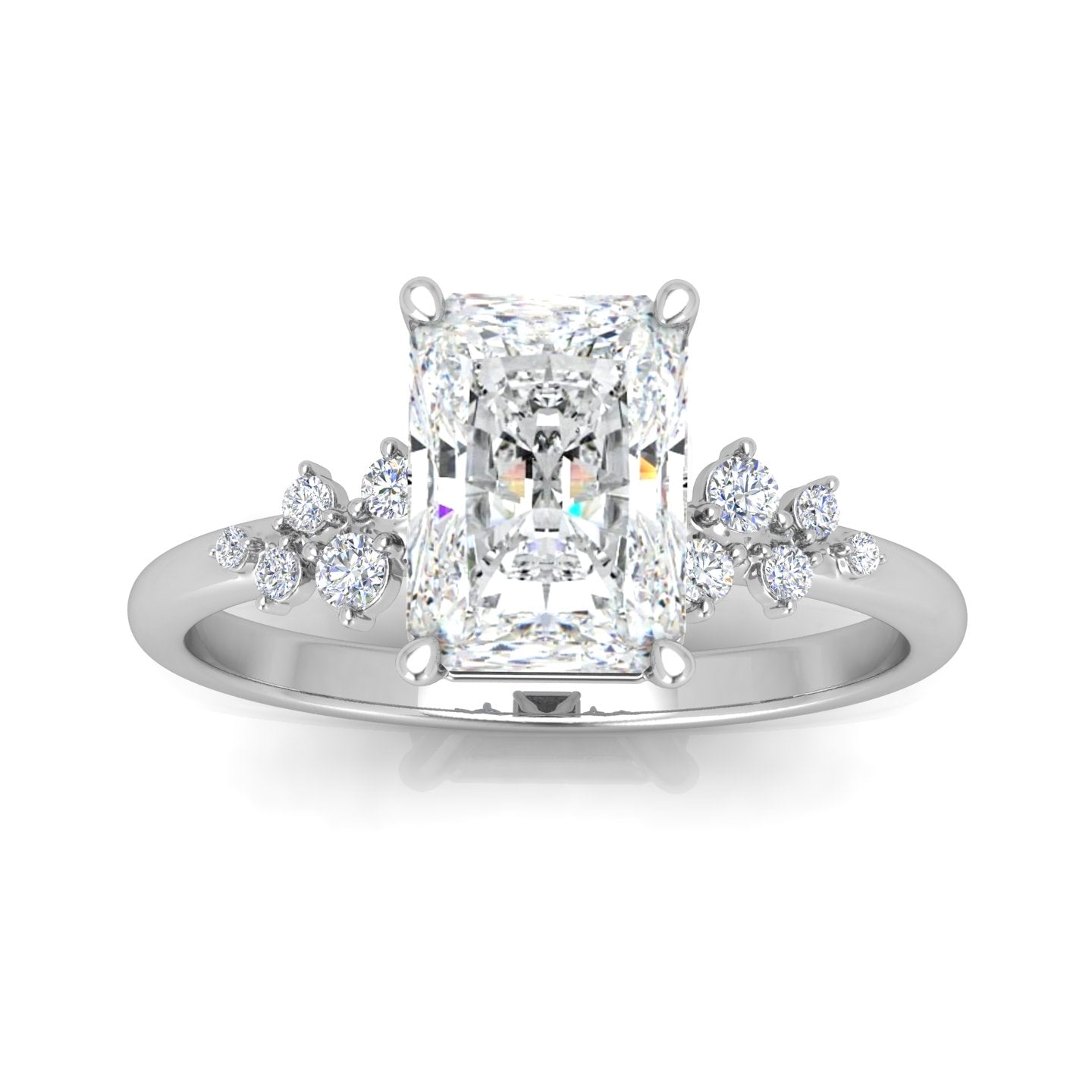 Jasmine Radiant Diamond Engagement Ring