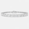 10.00 Carat Marquise Diamond Claw Setting Tennis Bracelet 9k Gold