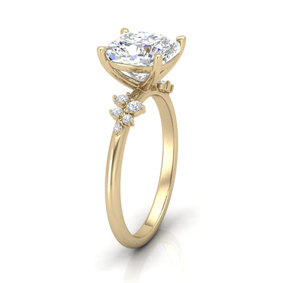 Jasmine Cushion Diamond Engagement Ring