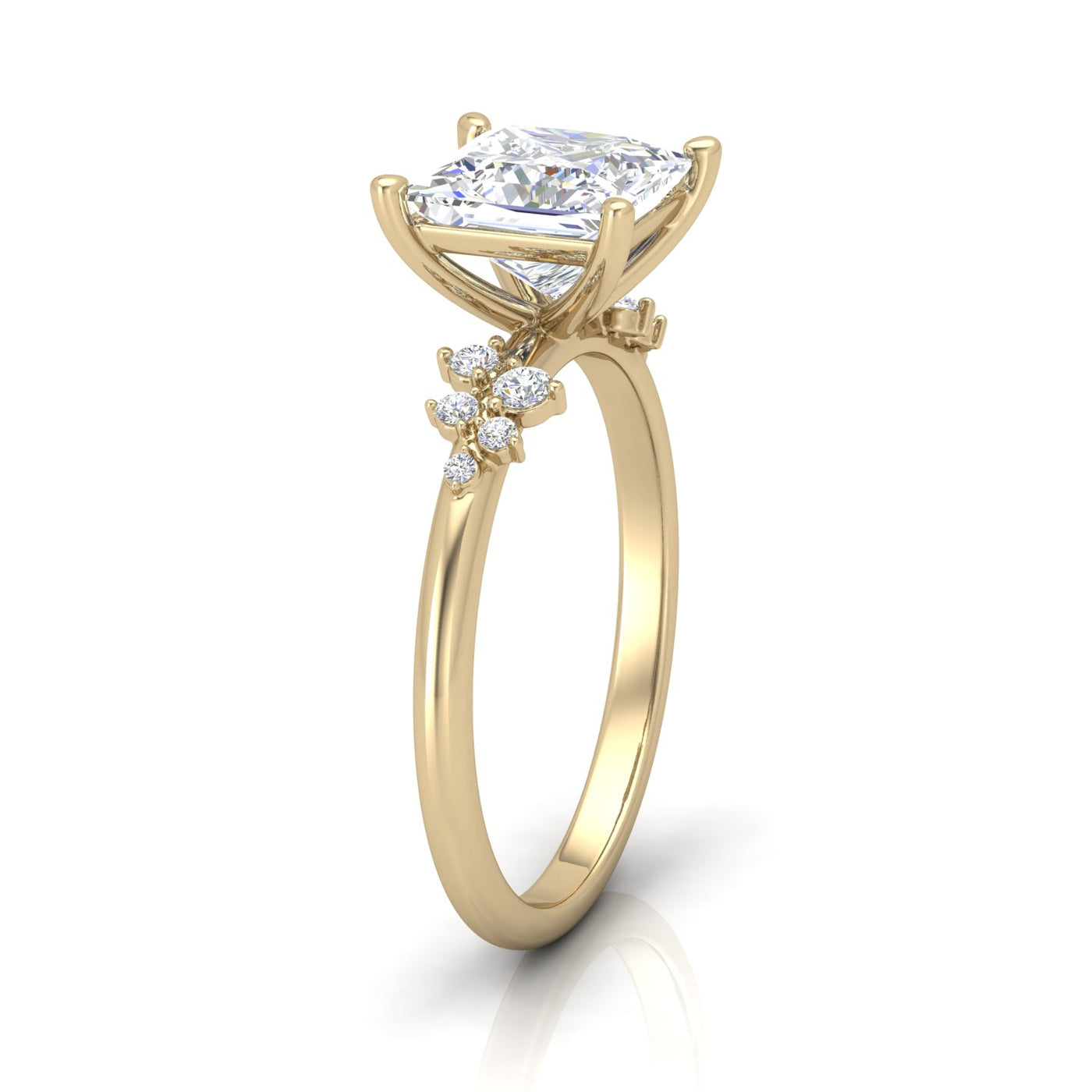 Jasmine Princess Diamond Engagement Ring