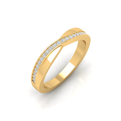 	round diamond half eternity wedding ring anniversary