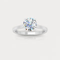 IGI Certified 2.00 Carat E/VS Round Solitaire Engagement Ring in Gold & Platinum