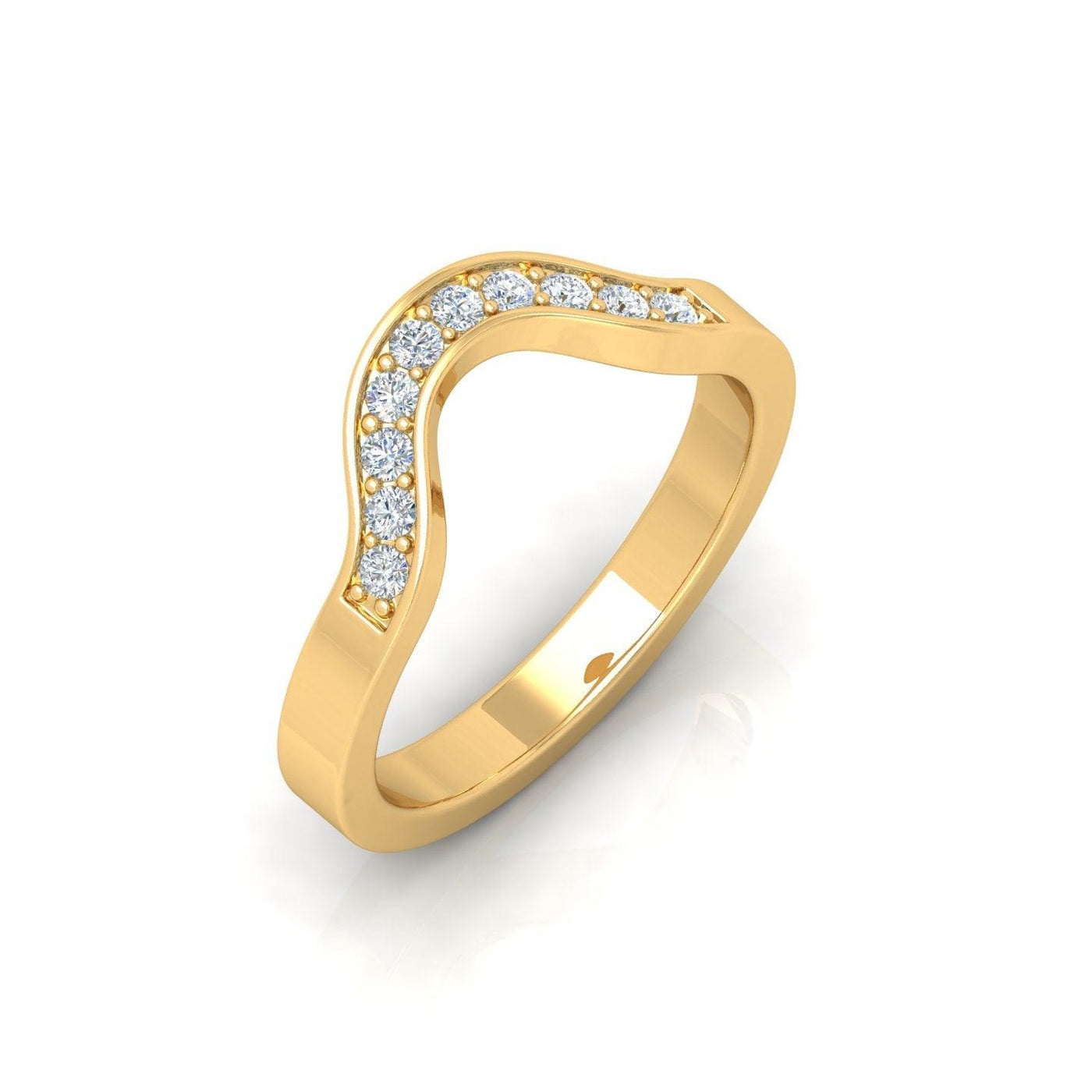 eternity rinh in yellow gold