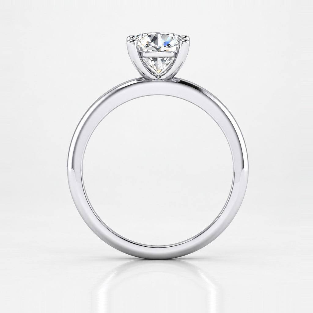 IGI Certified 2.00Ct Classic Four Prong Solitaire Engagement Ring in Gold & Platinum