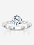 IGI Certified 2.00 Carat E/VS Round Solitaire Six Claw Set Engagement Ring in Gold & Platinum