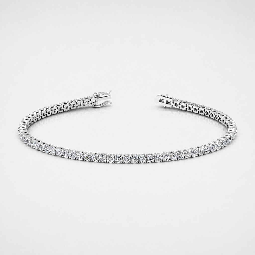 Classic Round Diamond Tennis Bracelet – 2.00CT to 6.00CT