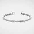 2.00ct Round Diamond Tennis Bracelet - 9k White Gold