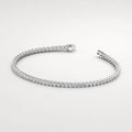 2.00Ct Round Dimaonds 100% Natural Claw Set Tennis Bracelet 9k White Gold