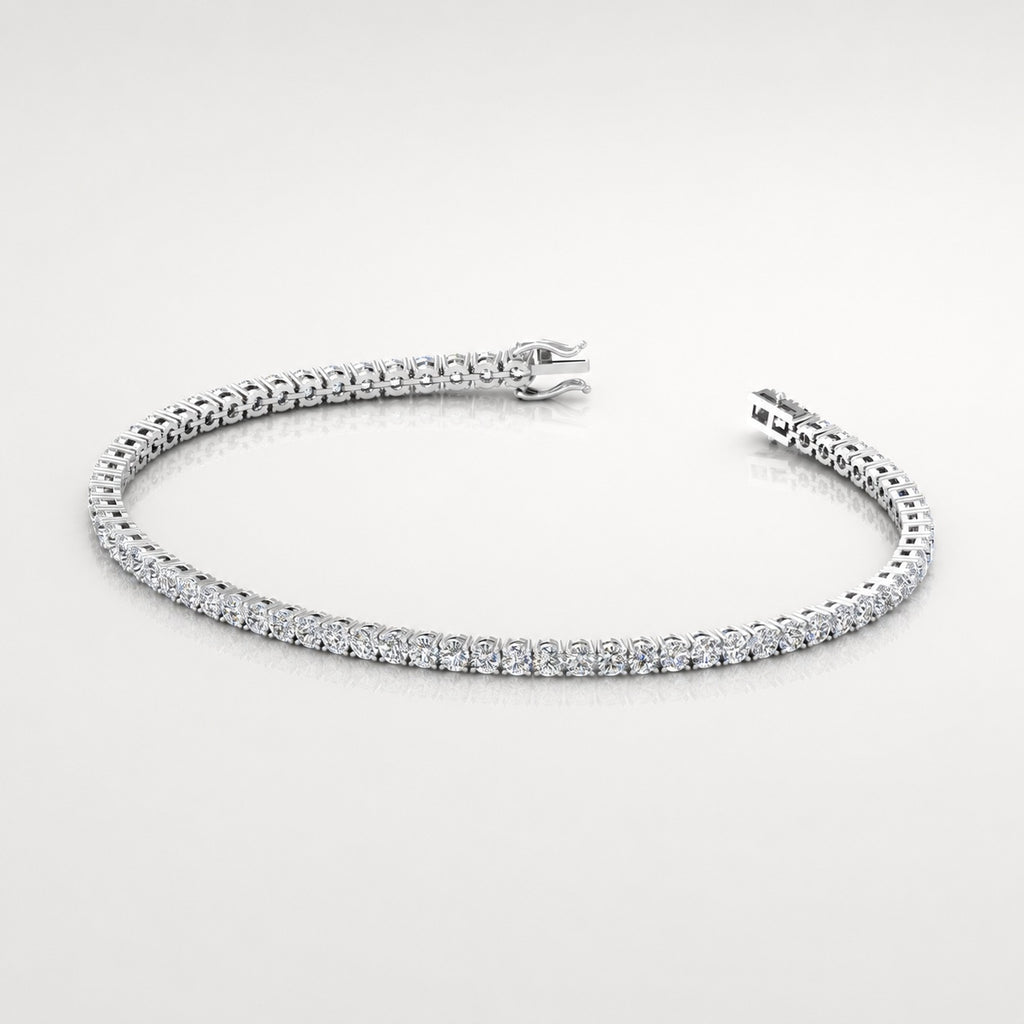 Classic Round Diamond Tennis Bracelet (2.00 ct. tw.) In 9k Gold