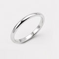 Classic D Shape 2.5mm Plain Women's Wedding Band