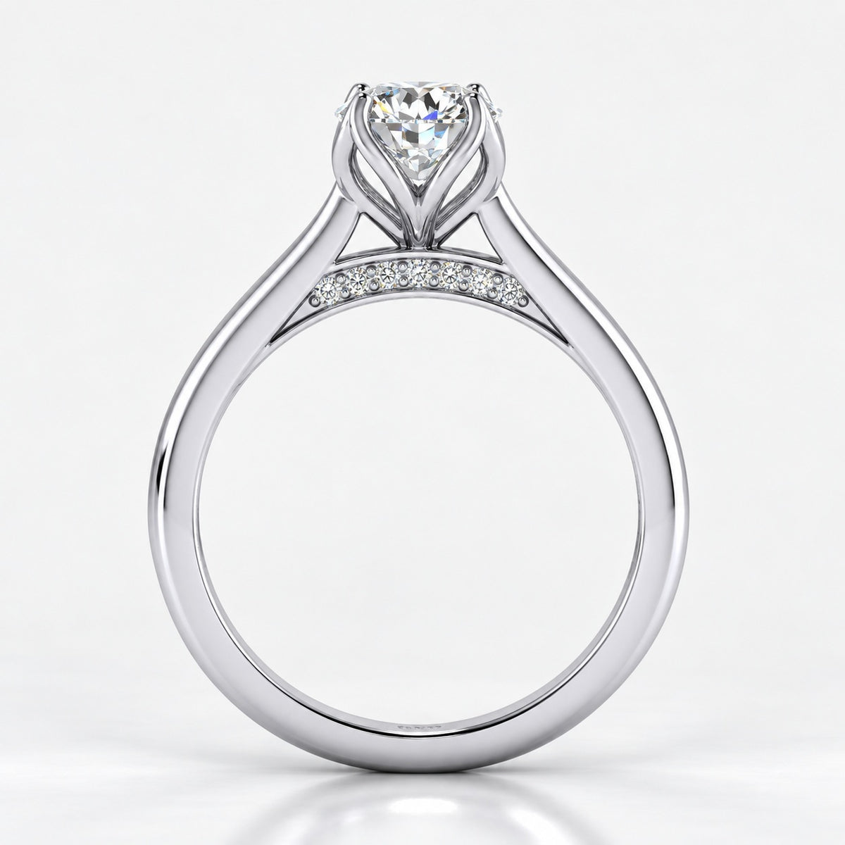IGI Certified 2.00Ct Classic Four Prong Solitaire Engagement Ring in Gold & Platinum
