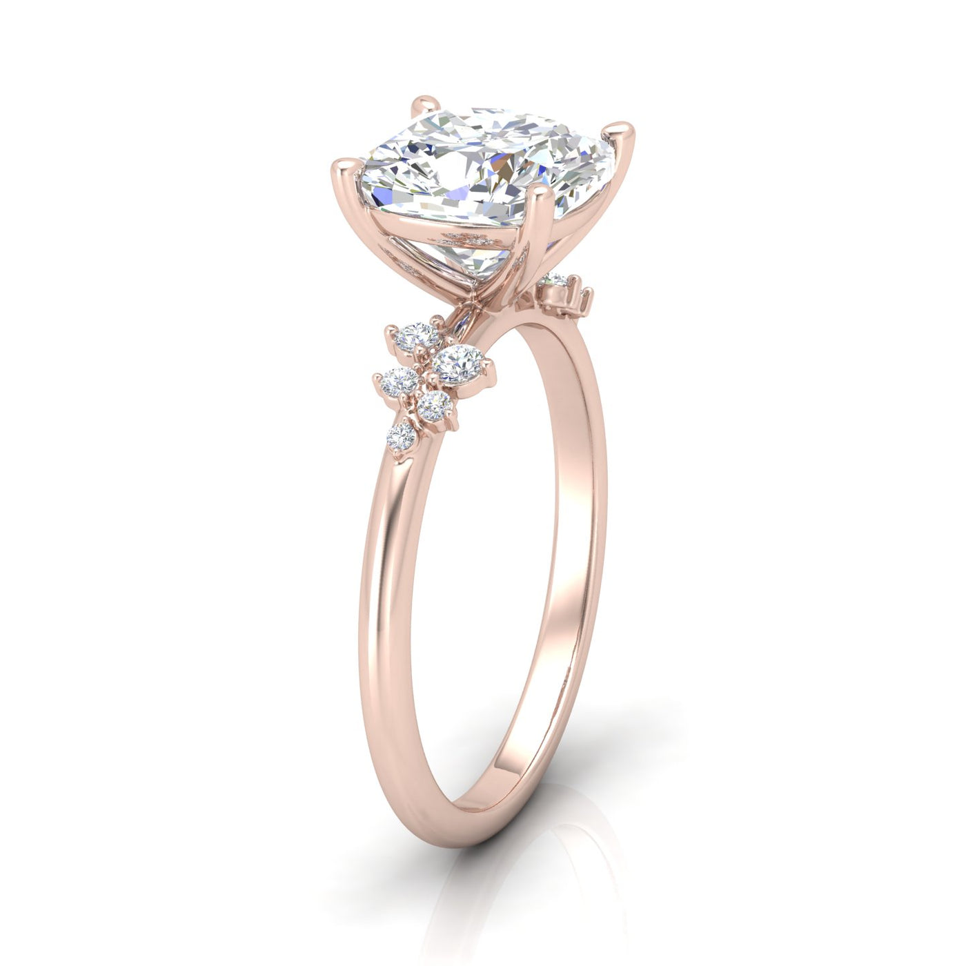 Jasmine Cushion Diamond Engagement Ring