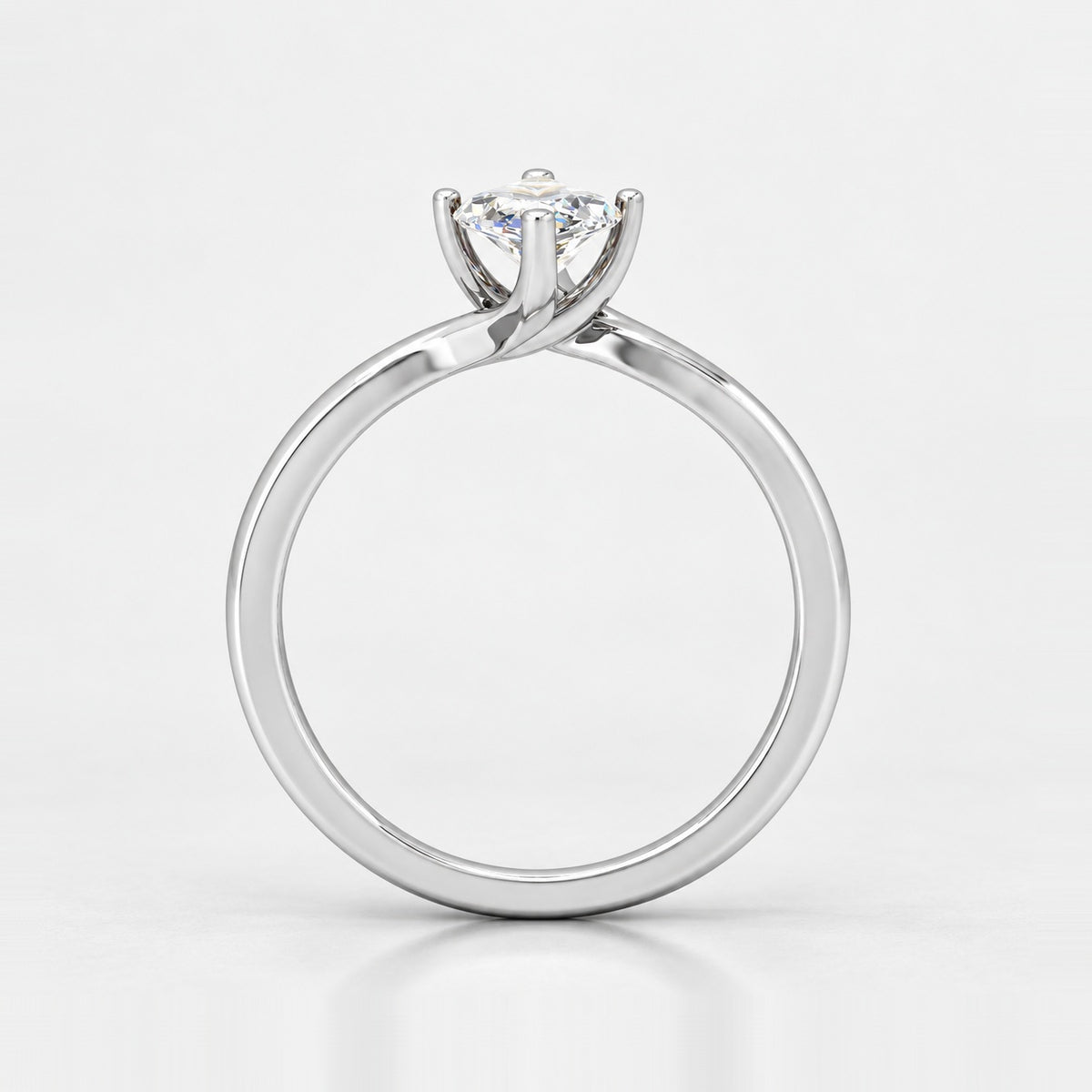 Solitaire Engagement Ring Marquise Diamond 2.00Ct IGI Certified in Gold & Platinum